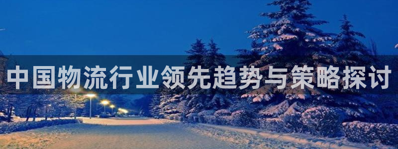 超凡国际登录流程：中国物流行业领先趋