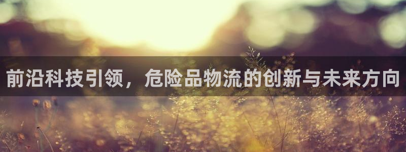 超凡国际下载链接是多少：前沿科技引领，危险品物流的创新与未来